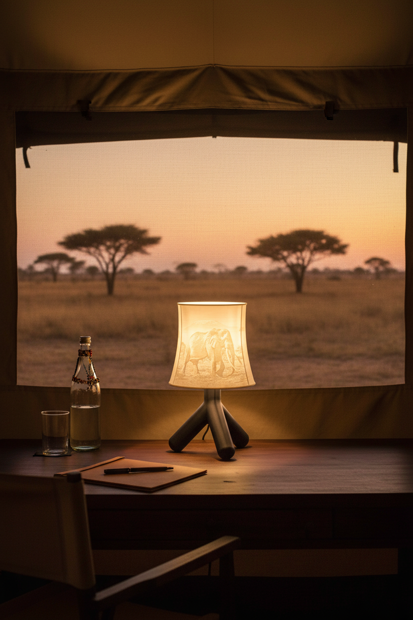 SavannaGlow Table Lamp