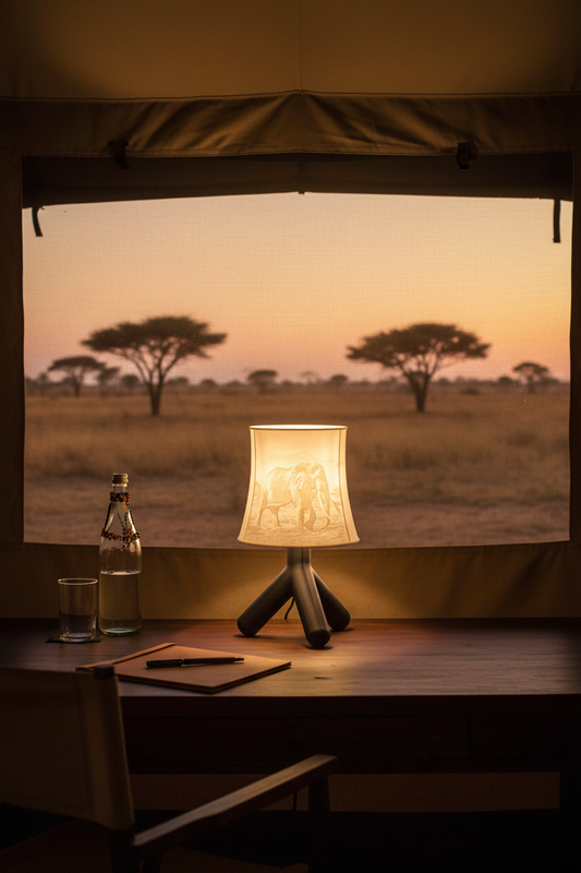 SavannaGlow Table Lamp
