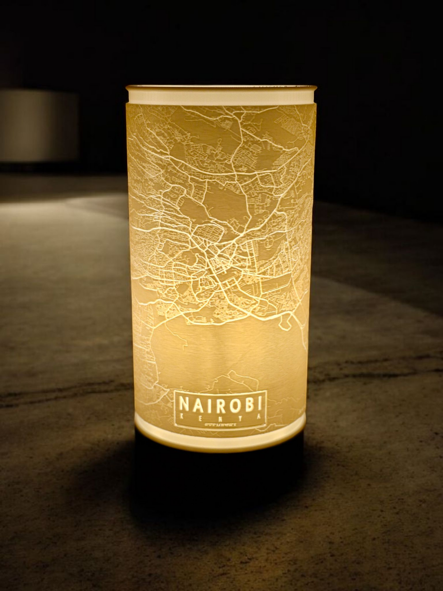 Nairobi StreetMap Glow