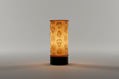 Tribal Mask Glow Lamp