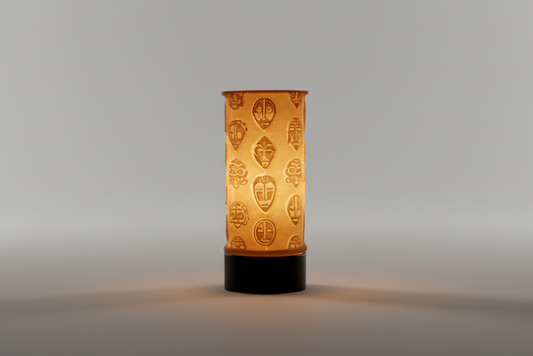 Tribal Mask Glow Lamp